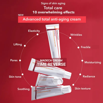 CENTELLIAN 24 Madeca Cream Time Reverse (1.69fl oz) - Advanced Fast-Absorbing & Nourishing, Hydrates, Firms & Reduces Wrinkles, Low Irritation, Korean Skin Care Centella Asiatica, Collagen